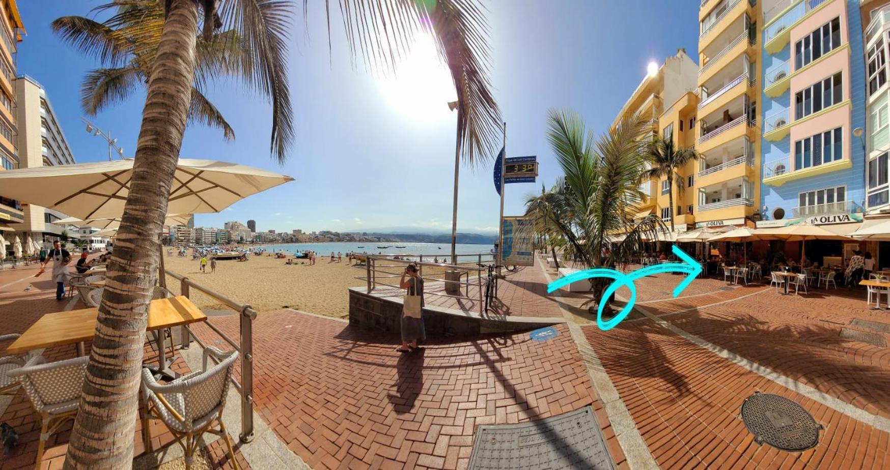 Casita Canaria Playa Beachfront Access & Lateral Ocean View With Terrace Las Palmas de Gran Canárias Exterior foto